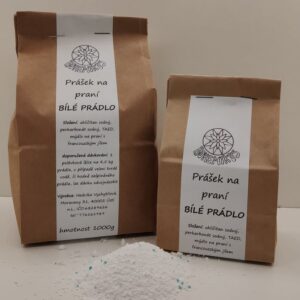 Prášek na praní bílého prádla